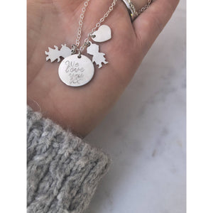 Personalised Family Necklace-Deluxur