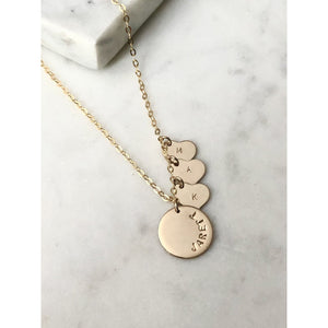 Family Heart Personalised Necklace-Deluxur