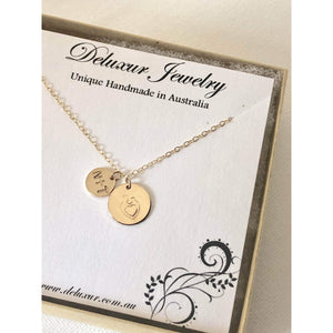 Mum And Baby Necklace-Deluxur