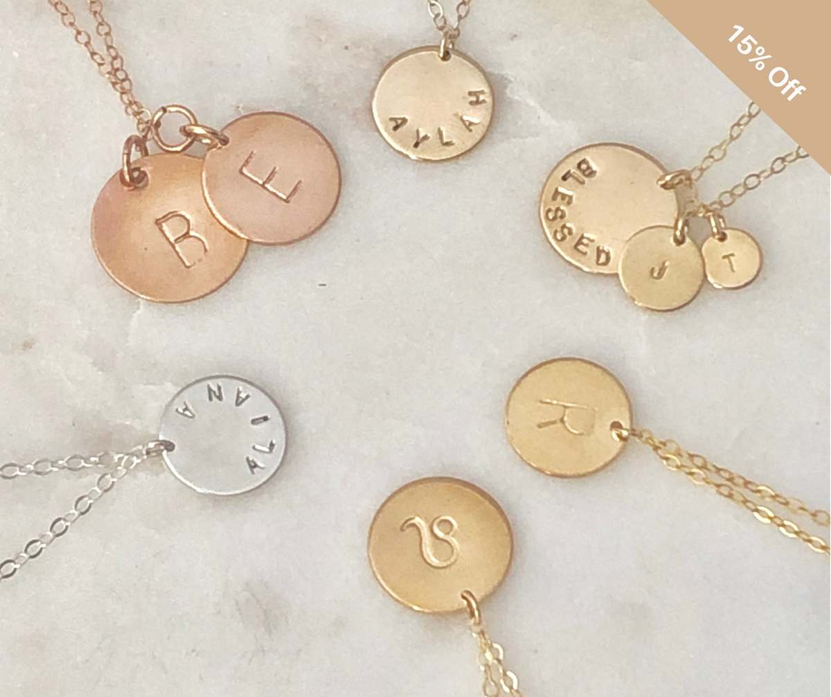 Initial Necklaces - Deluxur