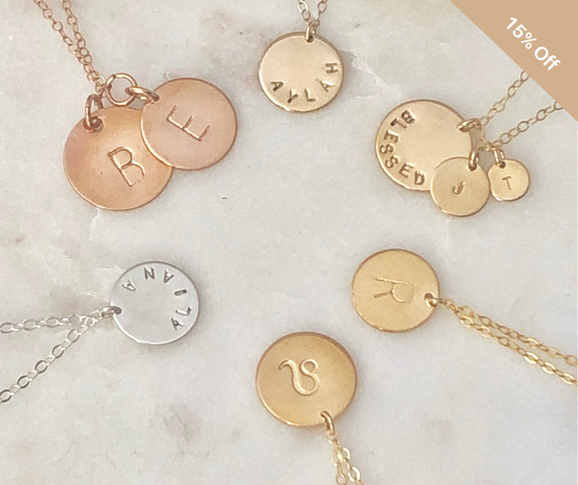 Initial Necklaces - Deluxur