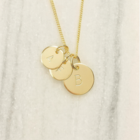 Family Personalised Discs Necklace-Deluxur