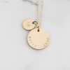 Family Personalised Discs Necklace-Deluxur