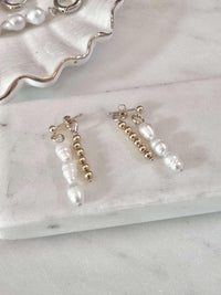 Ariella Pearl Beads Earrings - Deluxur