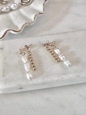 Ariella Pearl Beads Earrings - Deluxur