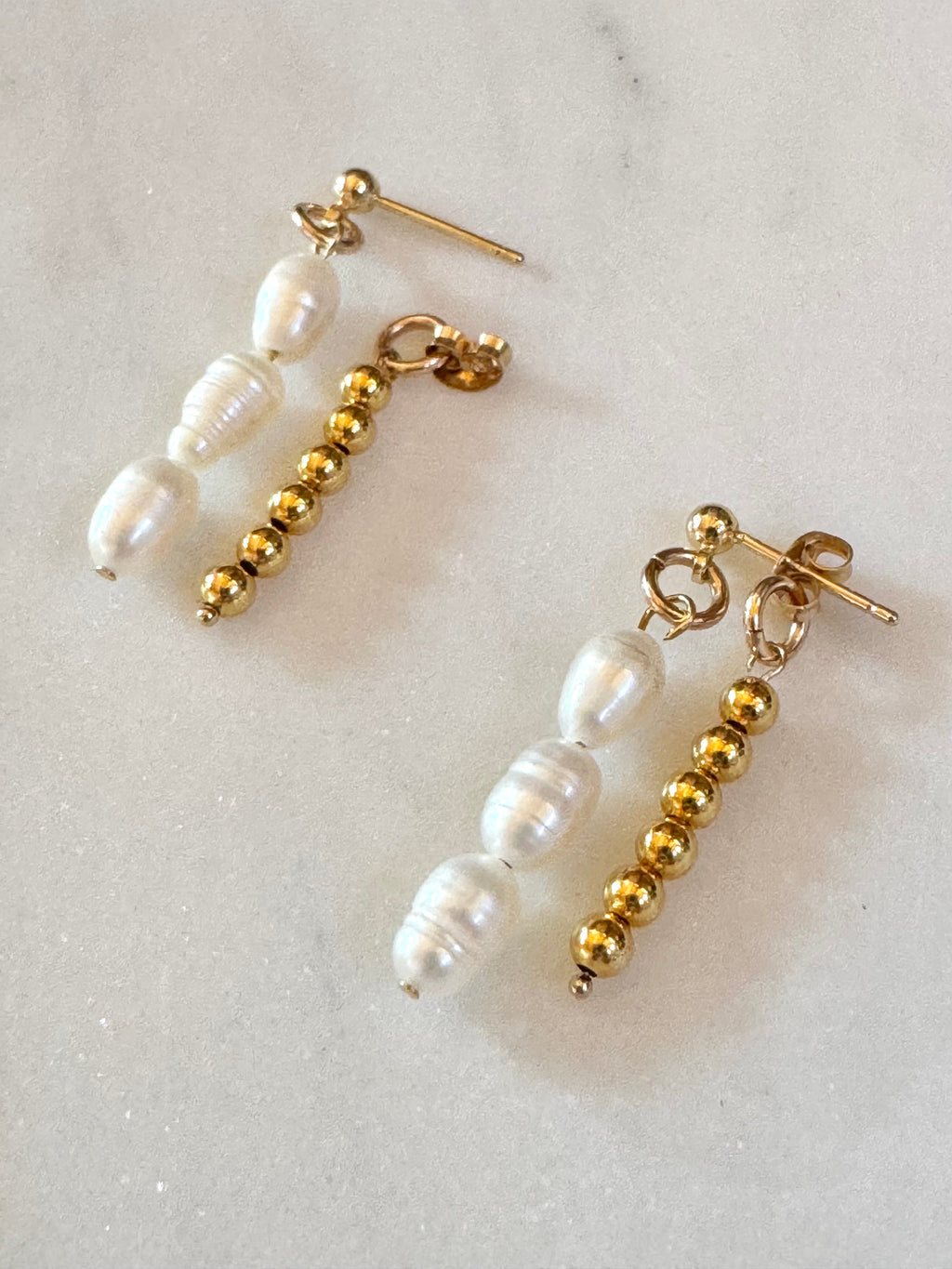 Ariella Pearl Beads Earrings - Deluxur