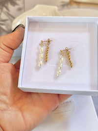 Ariella Pearl Beads Earrings - Deluxur