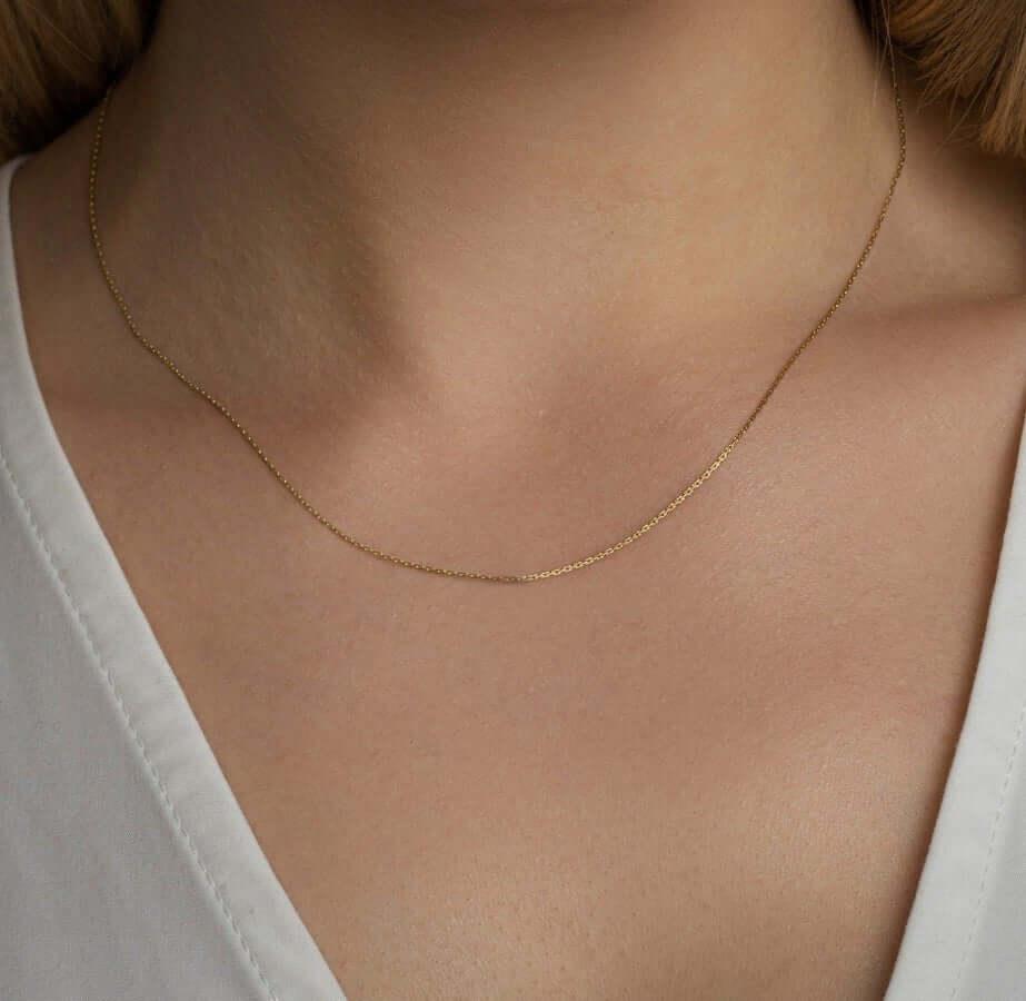 Cable Chain Necklace - Deluxur