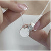 Family Personalised Discs Necklace-Deluxur