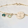 Personalised Birthstone Bracelet-Deluxur