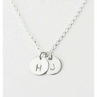 2 Large Discs Necklace-Deluxur