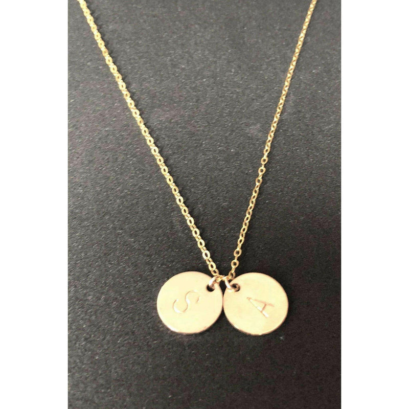 2 Midi Discs Necklace-Deluxur