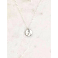 Amore Initial and Date Necklace-Deluxur