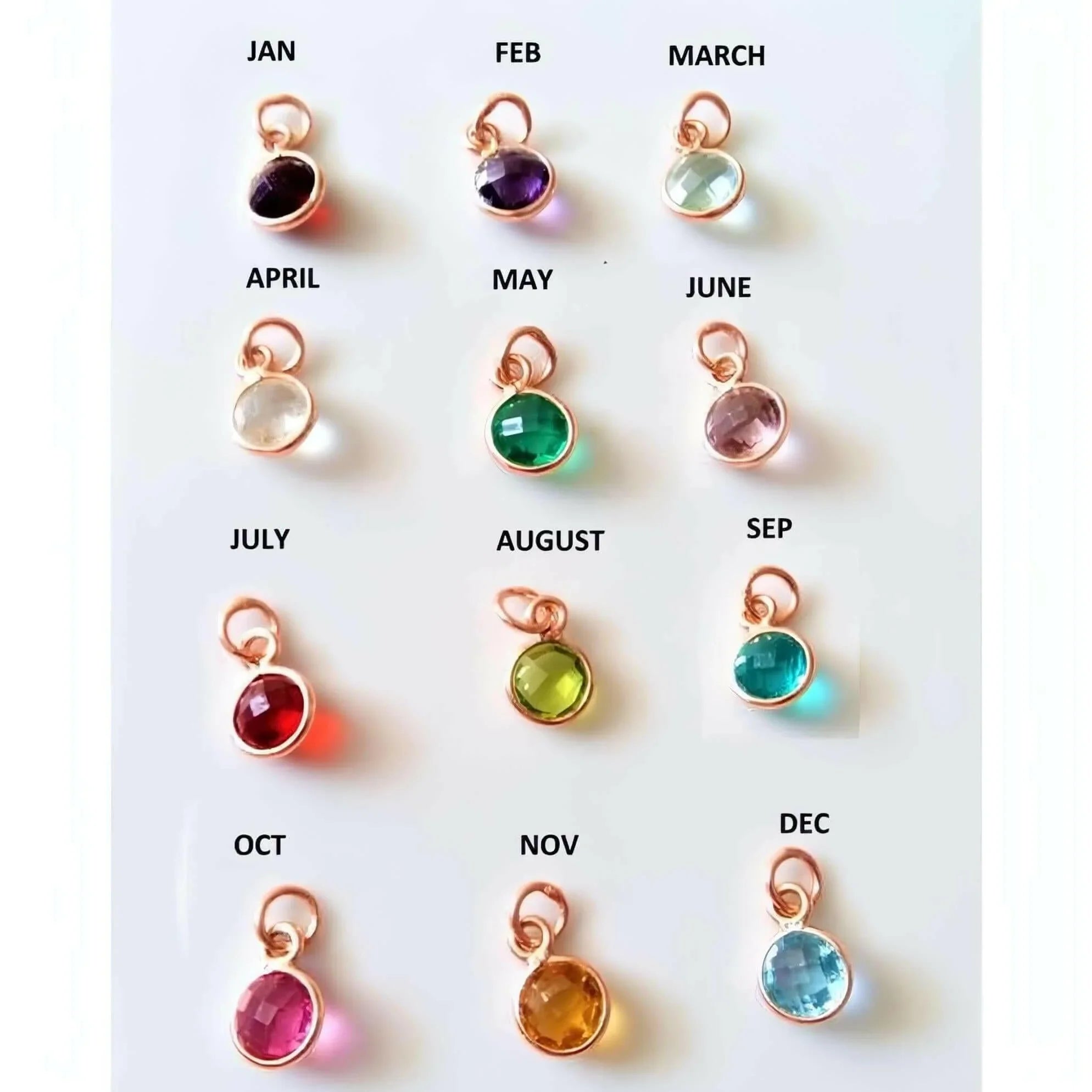 Birth Stone Charms - Deluxur