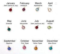 Birth Stone Charms - Deluxur