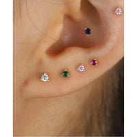 Birthstone Stud Earrings - Deluxur
