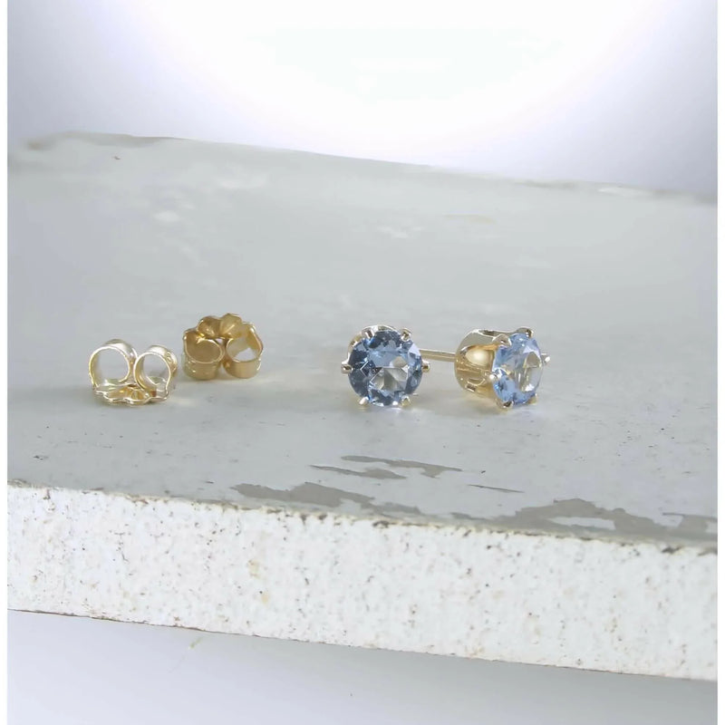 Birthstone Stud Earrings - Deluxur