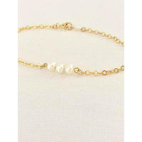 Bridesmaid Pearl Necklace and Bracelet Set - Deluxur