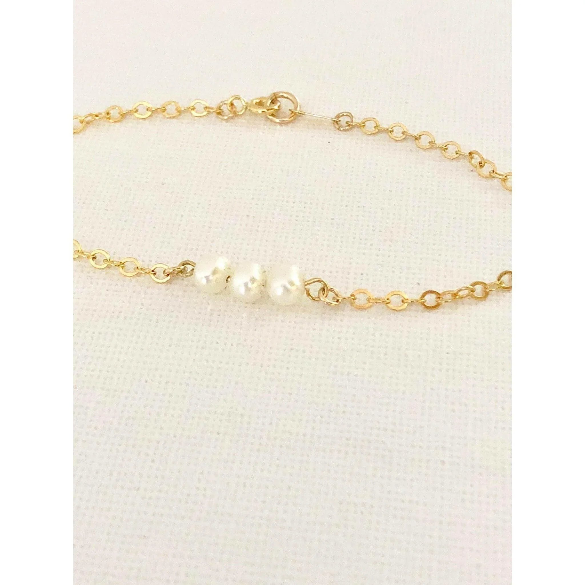 Bridesmaid Pearl Necklace and Bracelet Set - Deluxur