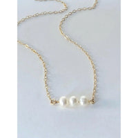 Bridesmaid Pearl Necklace and Bracelet Set - Deluxur