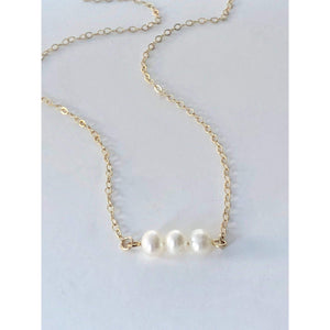 Bridesmaid Pearl Necklace and Bracelet Set - Deluxur