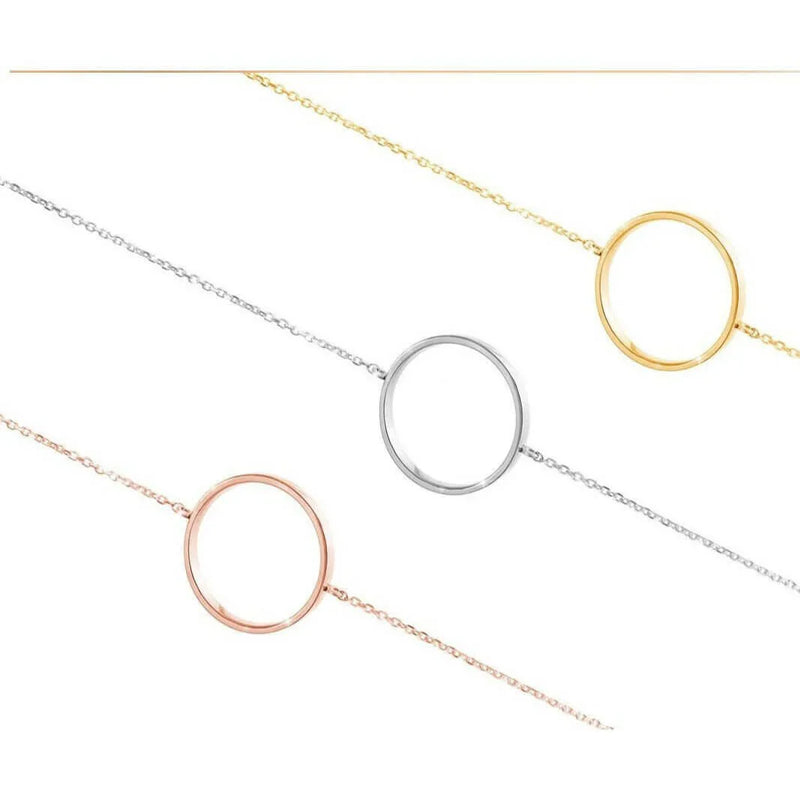 Circle Charm Bracelet - Deluxur