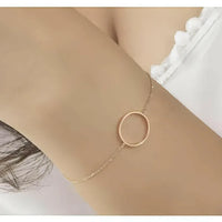 Circle Charm Bracelet - Deluxur