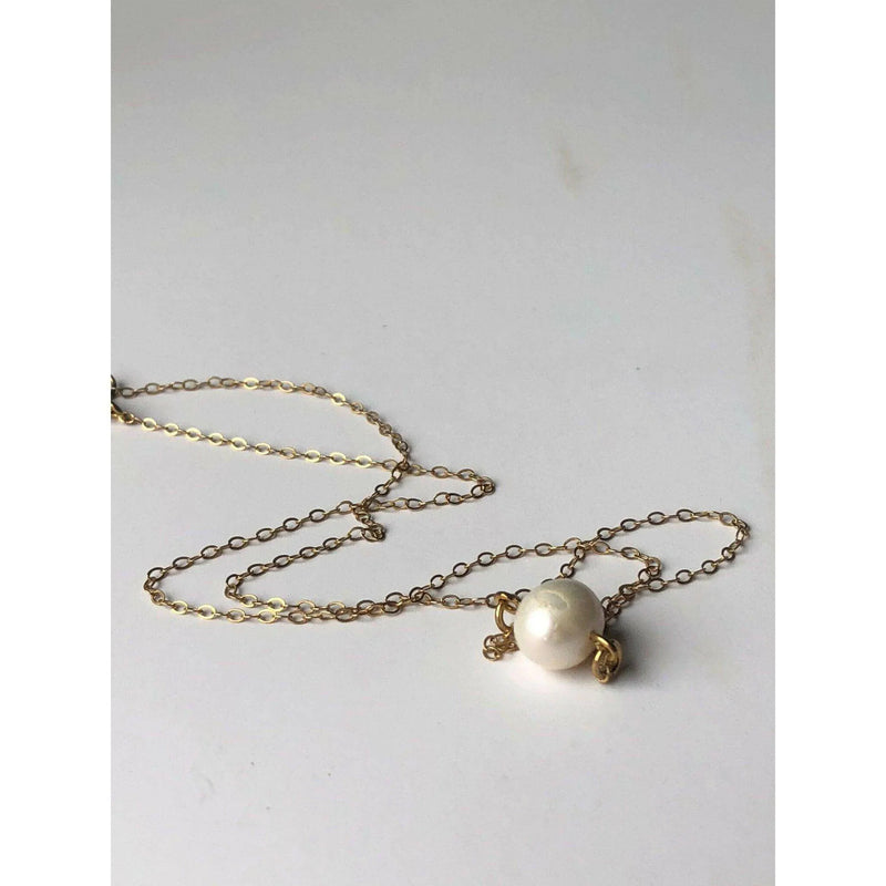 Claire Pearl Choker Necklace - Deluxur