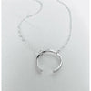 Crescent Moon Necklace - Deluxur