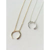 Crescent Moon Necklace - Deluxur