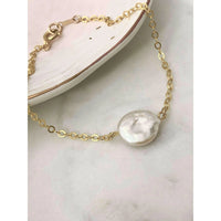 Dainty Pearl Bracelet-Deluxur