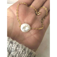 Dainty Pearl Bracelet-Deluxur