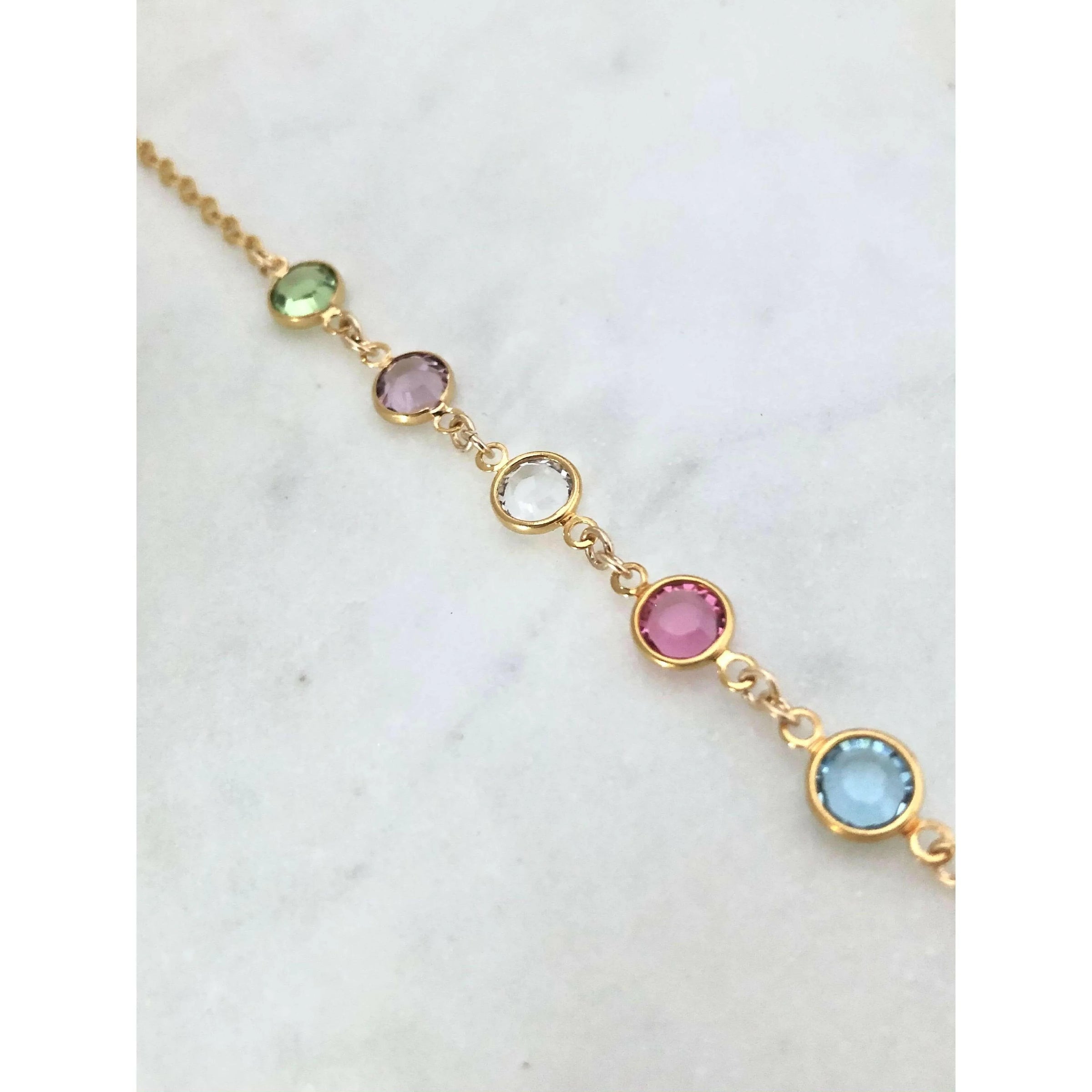 Family Birthstone Bracelet-Deluxur