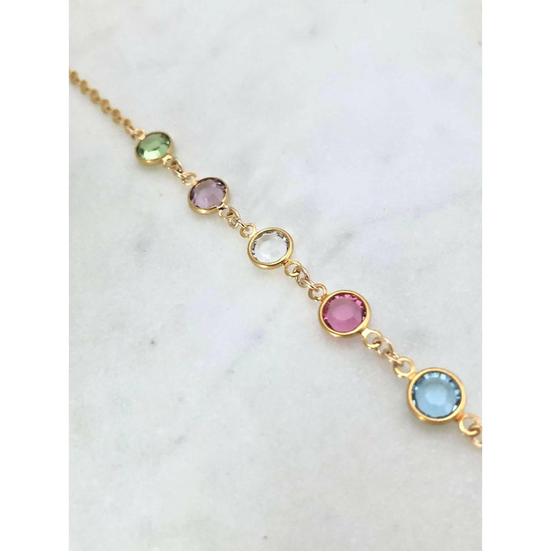 Family Birthstone Bracelet-Deluxur