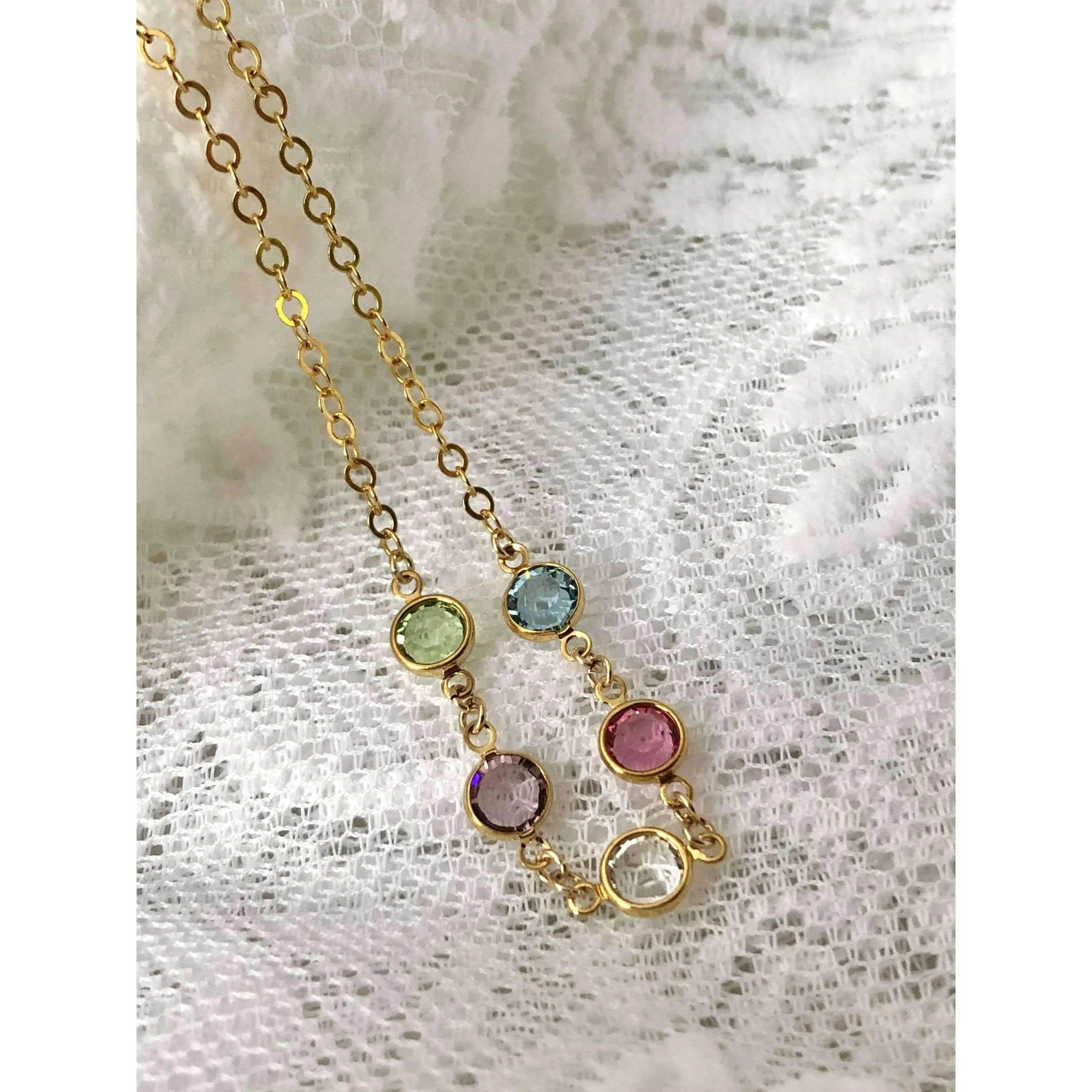 Family Birthstone Bracelet-Deluxur