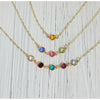 Family Birthstone Necklace-Deluxur