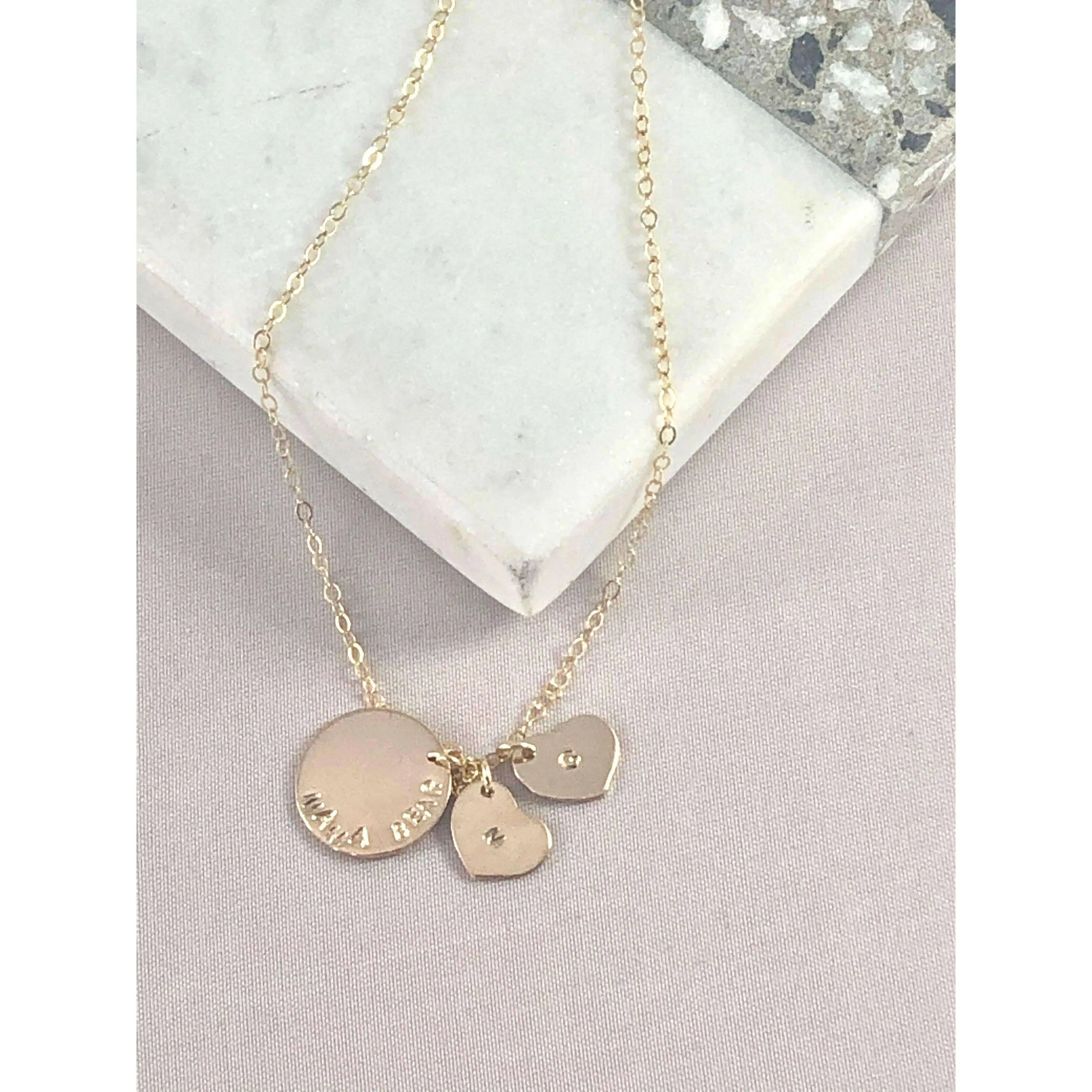 Family Heart Personalised Necklace-Deluxur