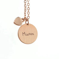 Family Heart Personalised Necklace-Deluxur