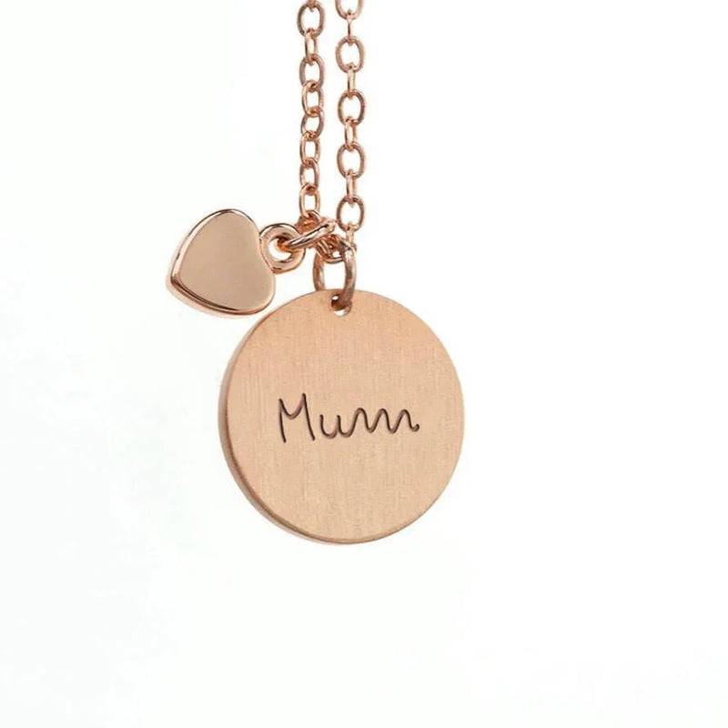 Family Heart Personalised Necklace-Deluxur