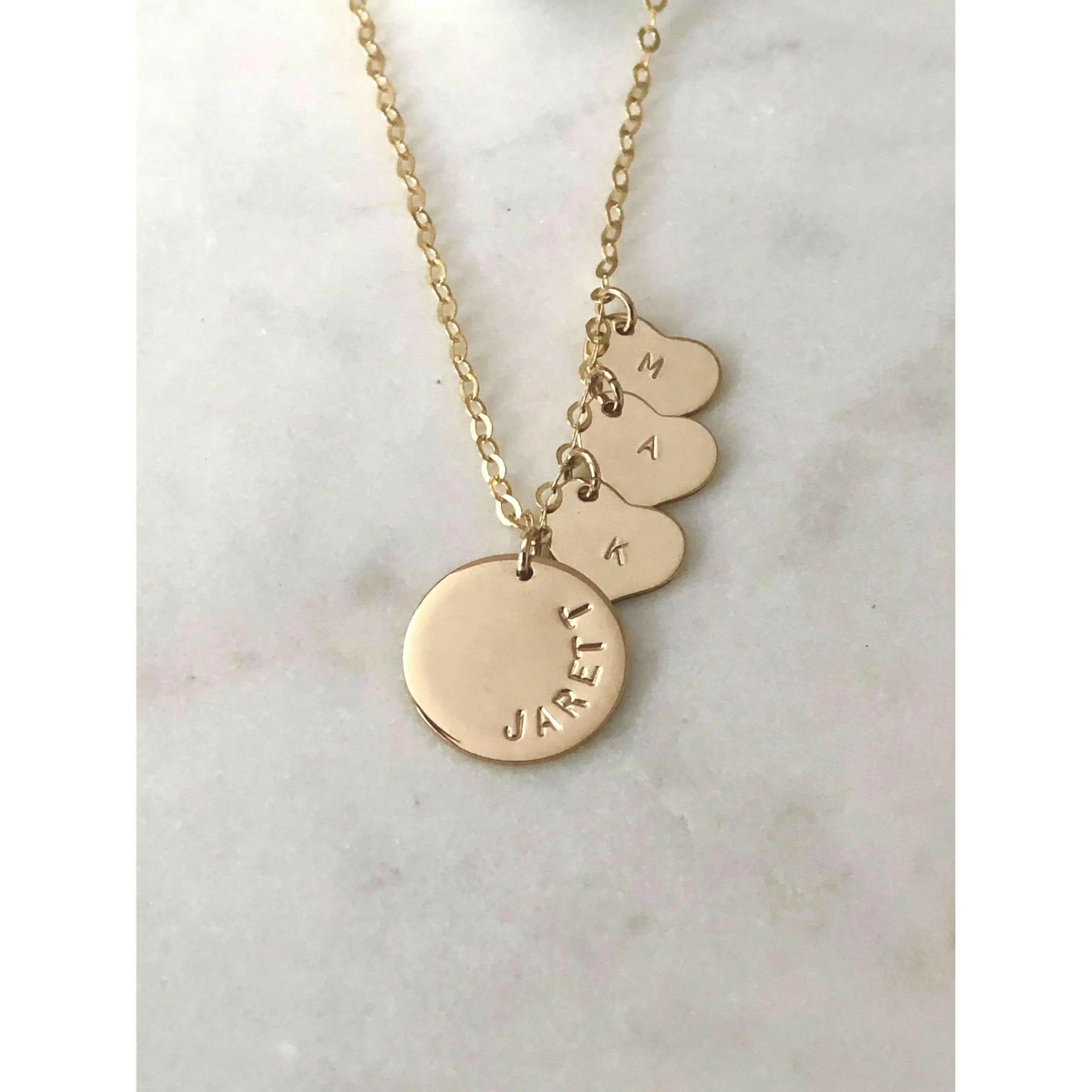 Family Heart Personalised Necklace-Deluxur