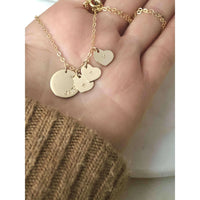 Family Heart Personalised Necklace-Deluxur