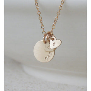Family Heart Personalised Necklace-Deluxur
