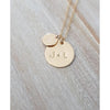 Family Personalised Discs Necklace-Deluxur
