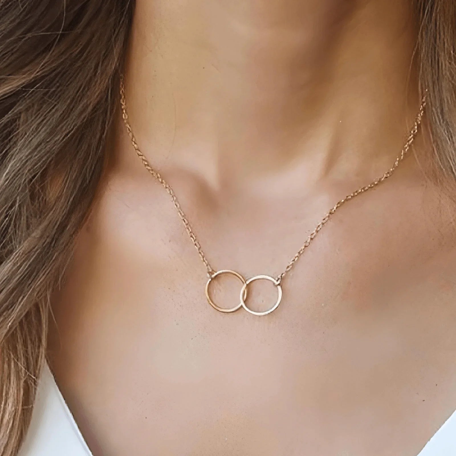 Silver friendship hot sale necklace