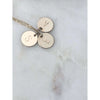 Gold 3 Discs Necklace-Deluxur