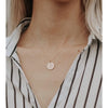 Goldie Gold Initial Necklace-Deluxur