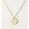 Goldie Gold Initial Necklace-Deluxur