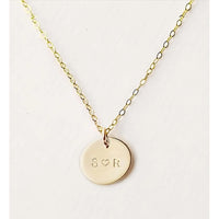 Goldie Gold Initial Necklace-Deluxur