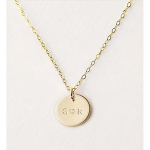 Goldie Gold Initial Necklace-Deluxur
