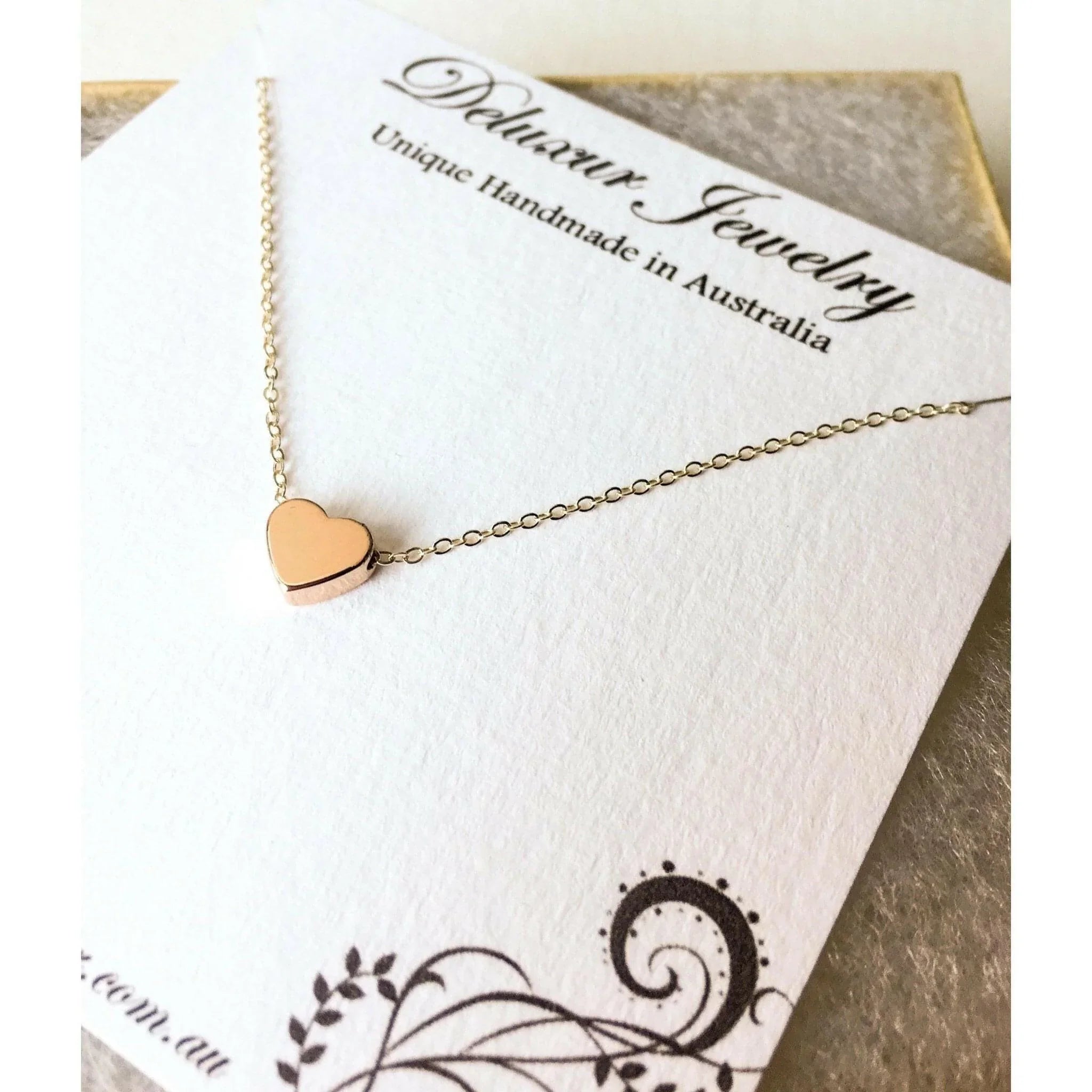 Heart Choker Necklace - Deluxur